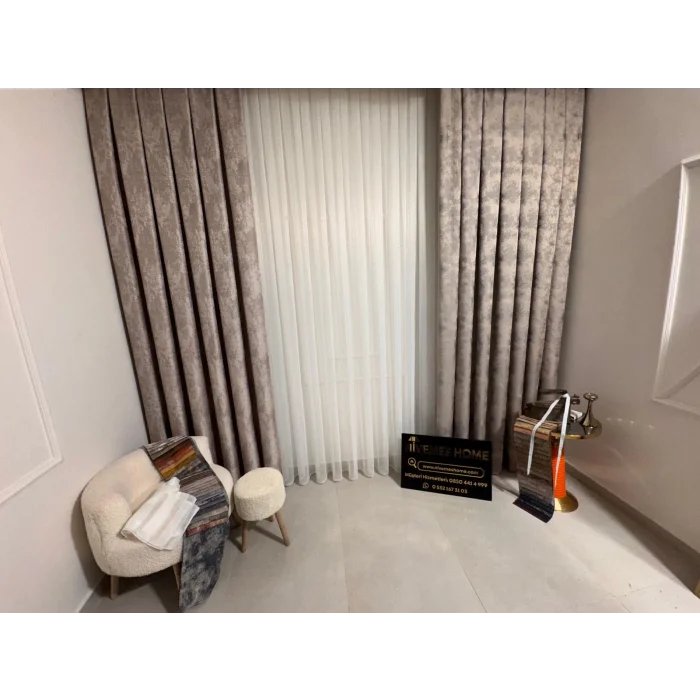 NİVEMESHOME ESTAMBUL V-5304 1/3 CORTINAS ENROLLABLES DE TEJIDO GRUESO APM