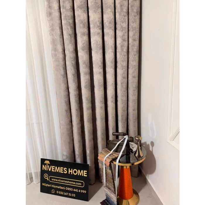 NİVEMESHOME ESTAMBUL V-5304 1/3 CORTINAS ENROLLABLES DE TEJIDO GRUESO APM