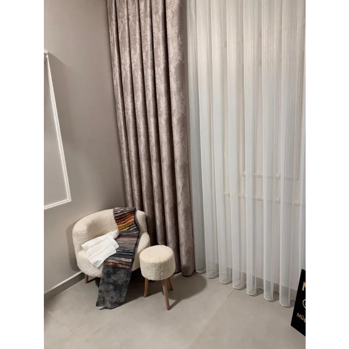 NİVEMESHOME ESTAMBUL V-5304 1/3 CORTINAS ENROLLABLES DE TEJIDO GRUESO APM