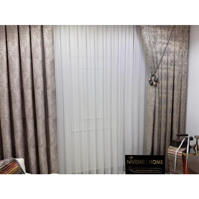 NİVEMESHOME ESTAMBUL V-5304 1/3 CORTINAS ENROLLABLES DE TEJIDO GRUESO APM