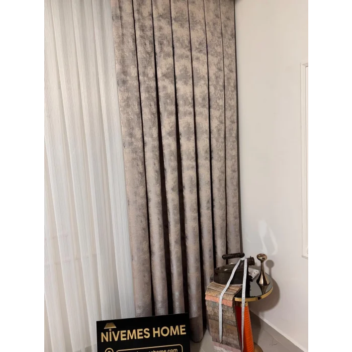 NİVEMESHOME ESTAMBUL V-5304 1/3 CORTINAS ENROLLABLES DE TEJIDO GRUESO APM