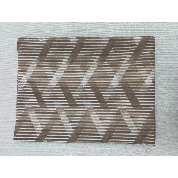 NİVEMESHOME COFFEE STRIPED PATTERN 2 PIECE PILLOW COVER 50X70