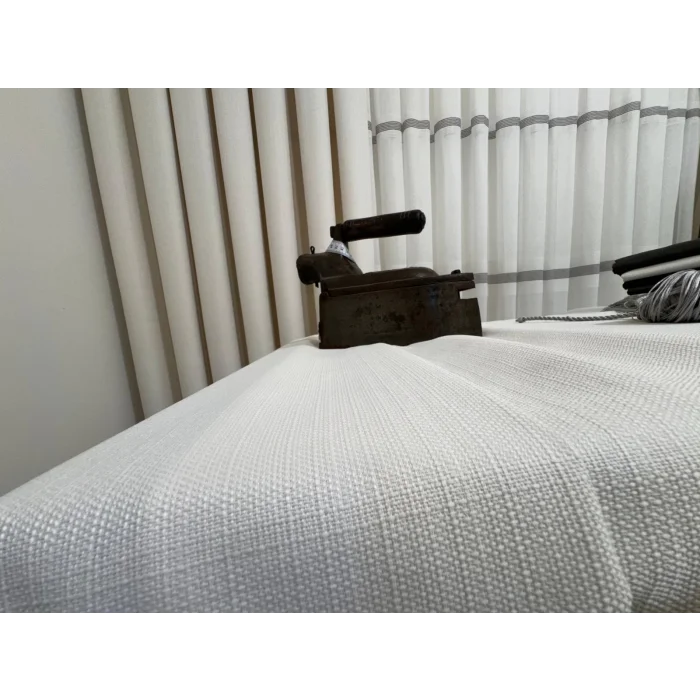 NIVEMESHOME LINEN TREND TABLECLOTH CREAM APM