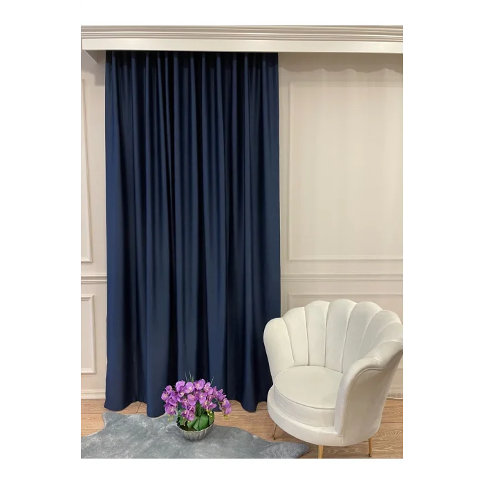 NİVEMESHOME ТЕМНО-СИНИЙ ЗАТЕМНЯЮЩИЙ ШТОРЫ ПРОСТЫЕ ЗАТЕМНЯЮЩИЕ ШТОРЫ