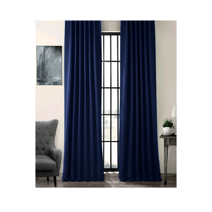 NİVEMESHOME ТЕМНО-СИНИЙ ЗАТЕМНЯЮЩИЙ ШТОРЫ ПРОСТЫЕ ЗАТЕМНЯЮЩИЕ ШТОРЫ