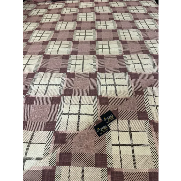 NİVEMESHOME LİLA DESENLİ 160X230 الغطاء الواحد للسرير الفردي