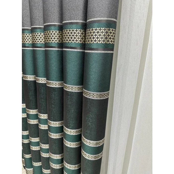 NİVEMESHOME MARVEL V-2537 1/3 SIK PİLELİ FON PERDE APM