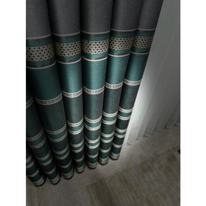 NİVEMESHOME MARVEL V-2537 1/3 SIK PİLELİ FON PERDE APM