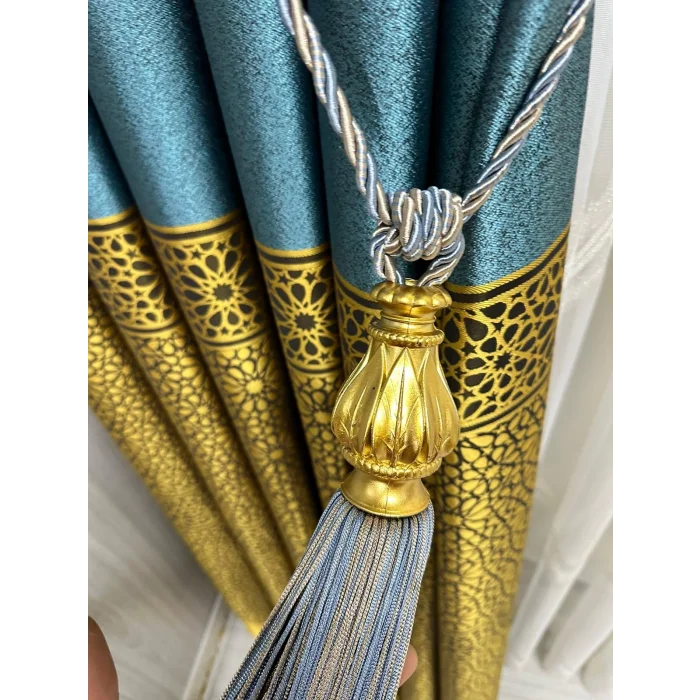 NİVEMESHOME BLUE-BEIGE MIX CORDLESS CEILING GATHERING BRACKET