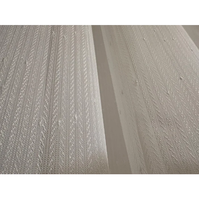 NİVEMESHOME SPEARHEAD FIR0914 AR03102 1/2,5 TIGHTLY CURLED WHITE ORGANZA CURTAIN APM