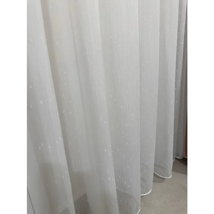 NİVEMESHOME SPEARHEAD FIR0914 AR03102 1/2,5 TIGHTLY CURLED WHITE ORGANZA CURTAIN APM