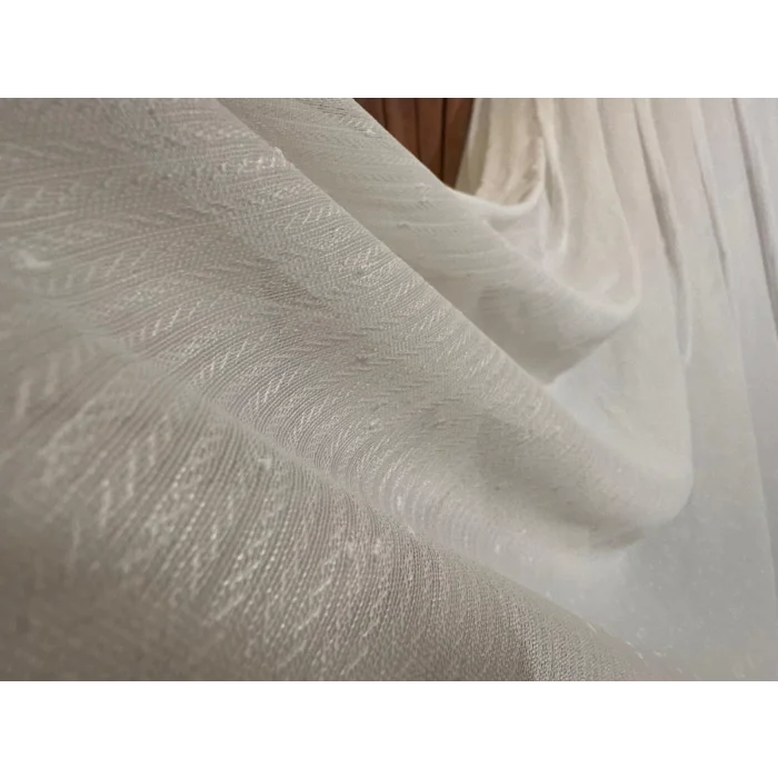 NİVEMESHOME SPEARHEAD FIR0914 AR03102 1/2,5 TIGHTLY CURLED WHITE ORGANZA CURTAIN APM