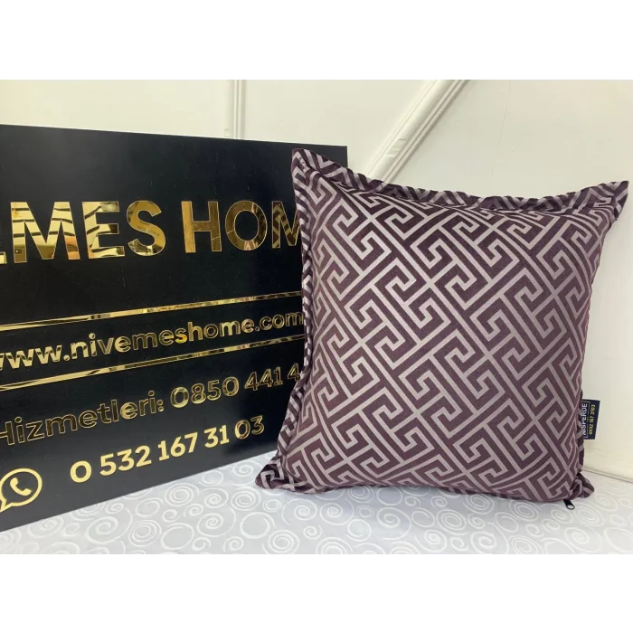 NIVEMESHOME MONET ZIGZAG NAPOLNITELNAYA PODUSHKA MURDUM 45 X 45