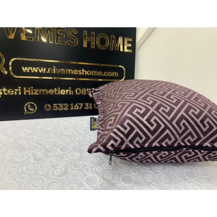 NIVEMESHOME MONET ZIGZAG NAPOLNITELNAYA PODUSHKA MURDUM 45 X 45