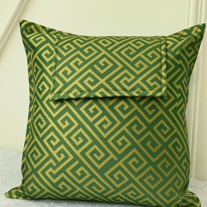 NIVEMESHOME MONET ЗИГЗАГ ПОДУШКА ЧЕХОЛ БЕЖЕВЫЙ 45 X 45