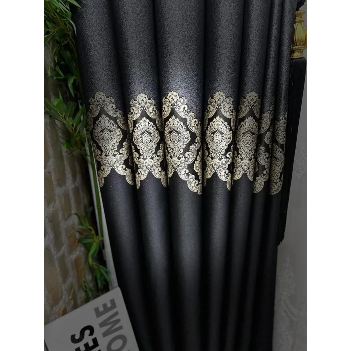 NİVEMESHOME PARLA V-932  1/3 SIK PİLELİ FON PERDE APM