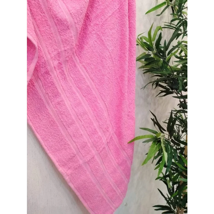 TOALLA DE BAÑO ROSA NIVEMESHOME CINAR