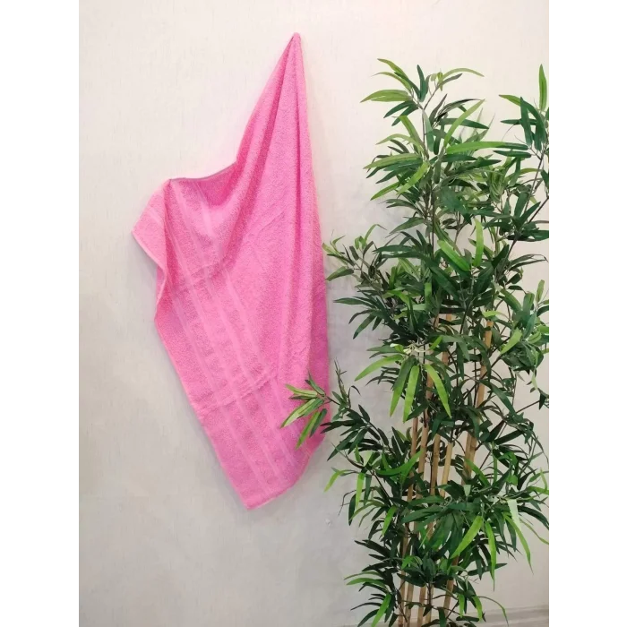 TOALLA DE BAÑO ROSA NIVEMESHOME CINAR