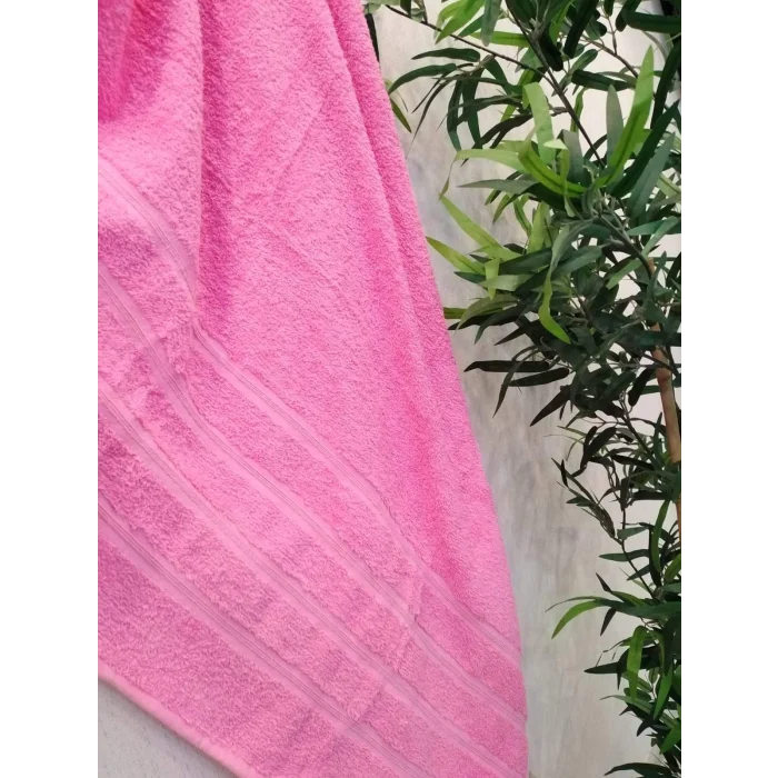 TOALLA DE BAÑO ROSA NIVEMESHOME CINAR