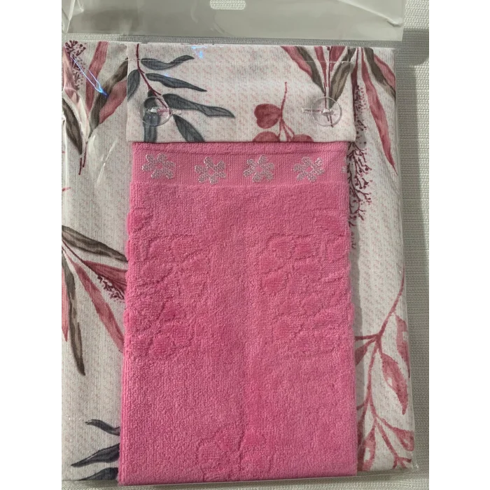 DELANTAL DE COCINA DE VELVET ROSA DE NÍVEMESHOME