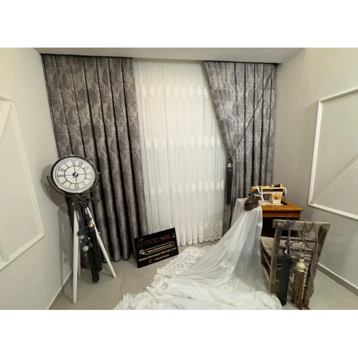 NİVEMESHOME PERA V-5402 ANTRASİT 1/3 DENSITÀ ELEVATA TENDA A VELO PILE APM