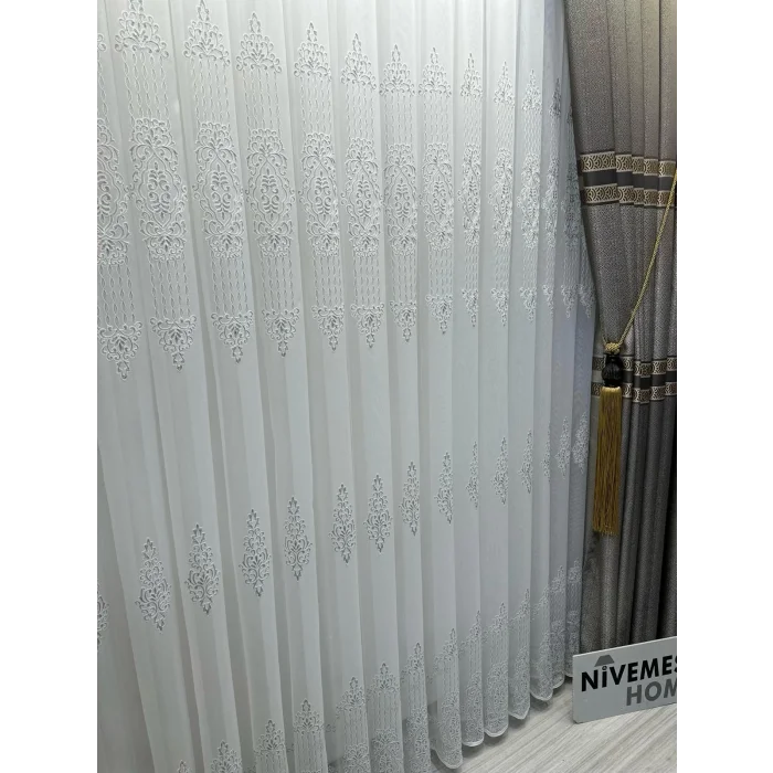 NİVEMESHOME BRIGHTNESS DETTAGLI TENDA IN TULLE PLISSÉ 1/3 STRETTO APM