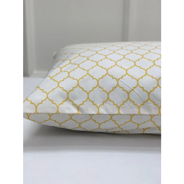 NIVEMESHOME FUNDA DE COJÍN AMARILLA CON DISEÑO GEOMÉTRICO JUEGO DE 2 50X70