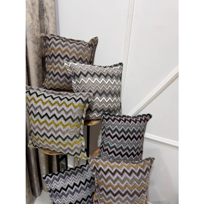 NİVEMESHOME SARI KAHVE KIRLENT KILIFI 45X45