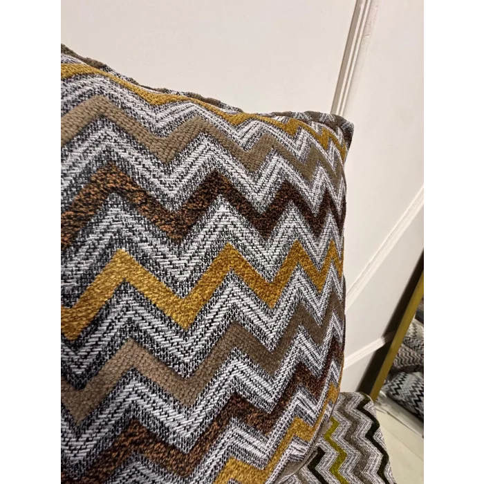 NİVEMESHOME SARI KAHVE KIRLENT KILIFI 45X45