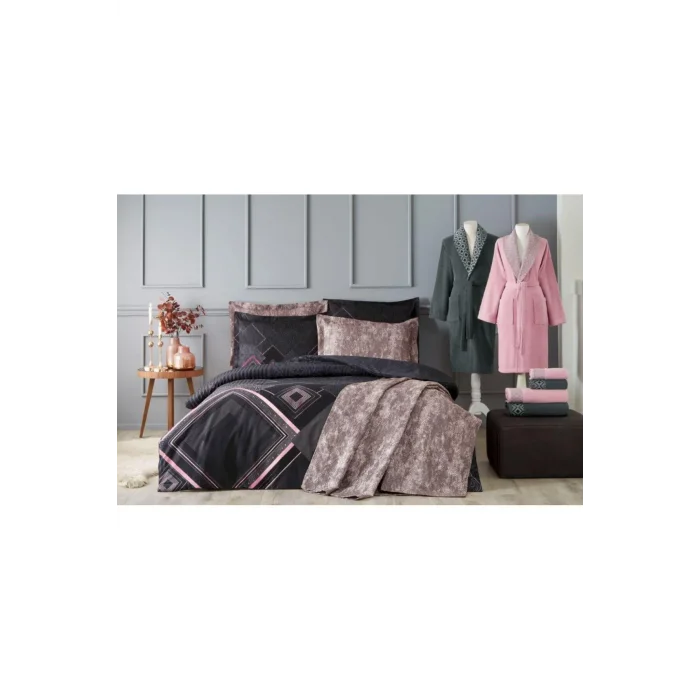 مجموعة NİVEMESHOME SNAZZY الأنيقة باللون الأسود، مجموعة الهدايا اليومية من ÖZDİLEK