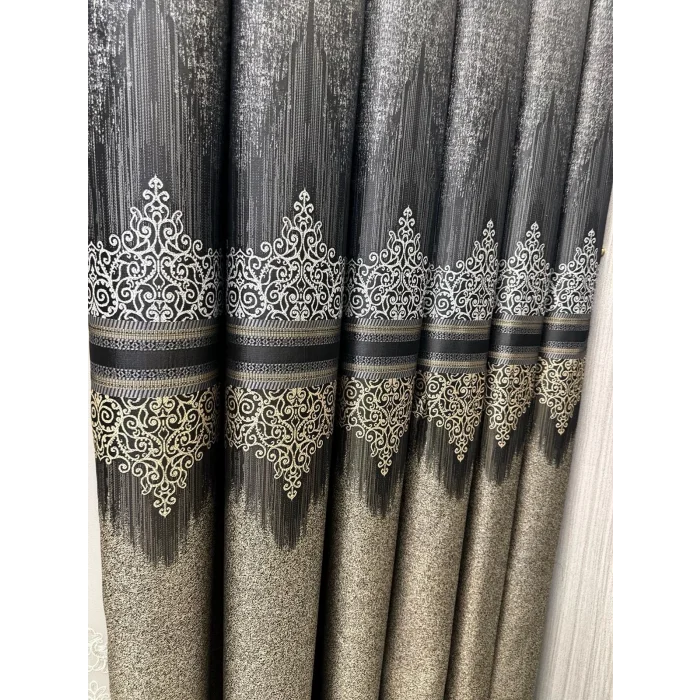 NİVEMESHOME TITUS FJ632145 V-913 NEGRO 1/3 PLISADA CORTINA TRASLÚCIDA APM