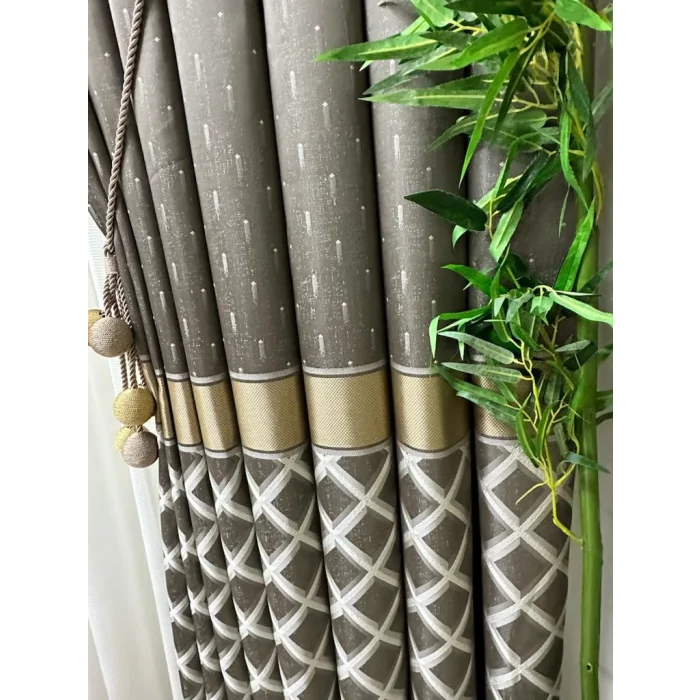 NİVEMESHOME TROYA V-5322 1/3 SIK PİLELİ FON PERDE APM