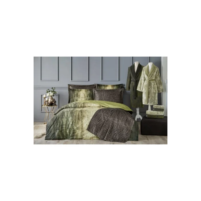 NİVEMESHOME VERDE YEŞİL CONSEPT SET GÜNLÜK ÇEYİZ SETİ ÖZDİLEK