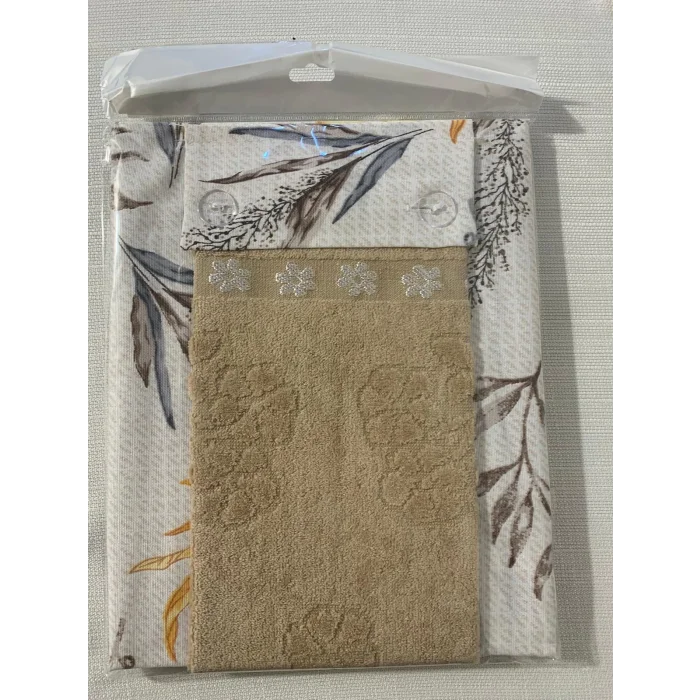 Grembiule da cucina in velluto verde di NIVEMESHOME