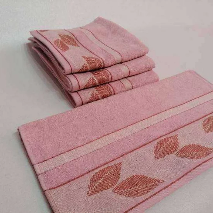 أوزديلك جولينا مناشف البامبو الوردية