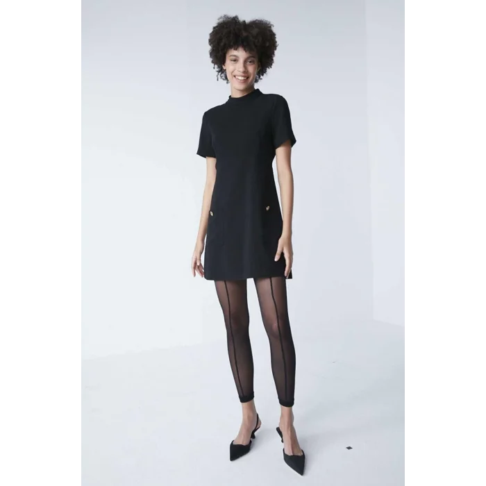 PENTİ GLAMOR TAYT SİYAH S