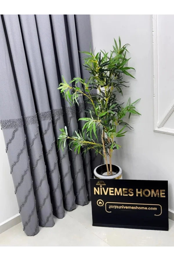 NİVEMESHOME VERA 1/3 PİLELİ FON PERDE APM