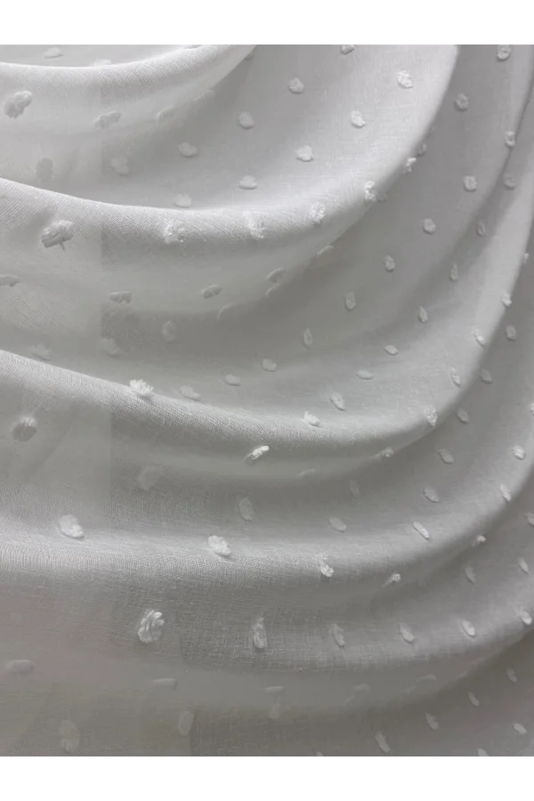 NİVEMESHOME ARYEL 1/3 PİLELİ TÜL PERDE APM