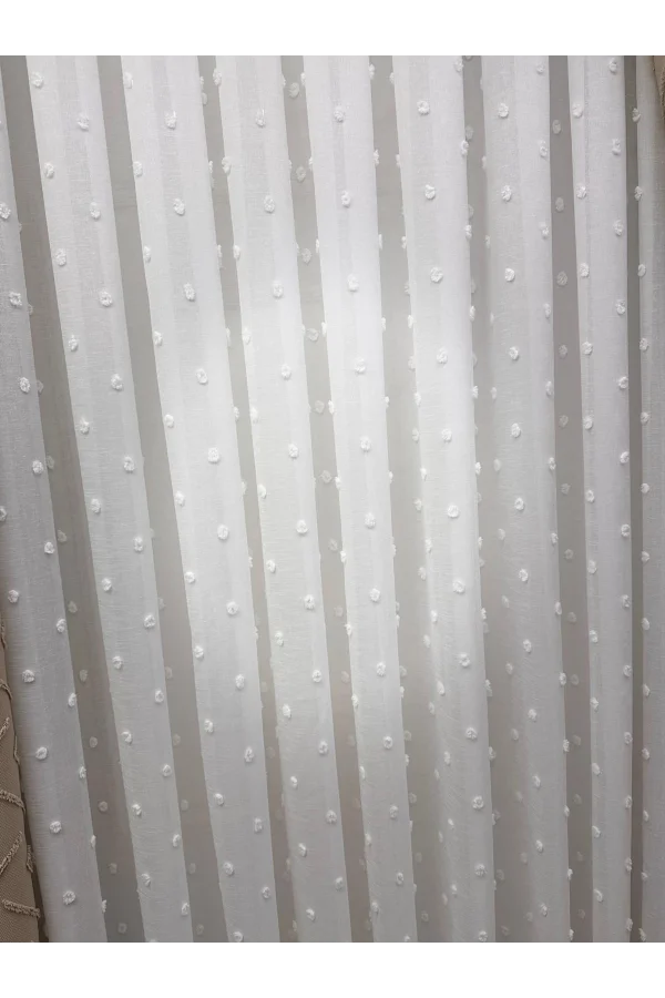 NİVEMESHOME ARYEL  1-006 1/2,5 PİLELİ  TÜL PERDE APM