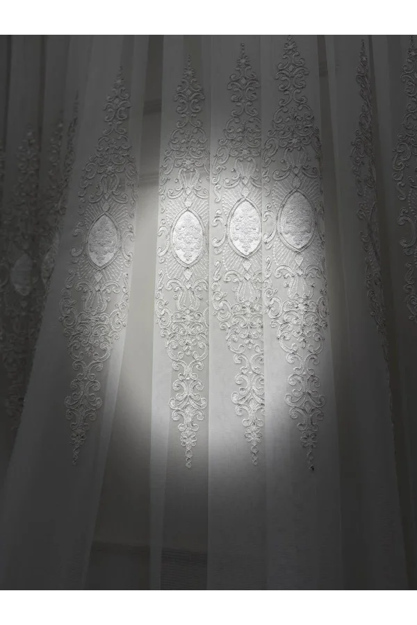 NIVEMESHOME BELYA APLİK4 PLATA 1/2,5 PILARES BAMBÚ TELA CORTINA