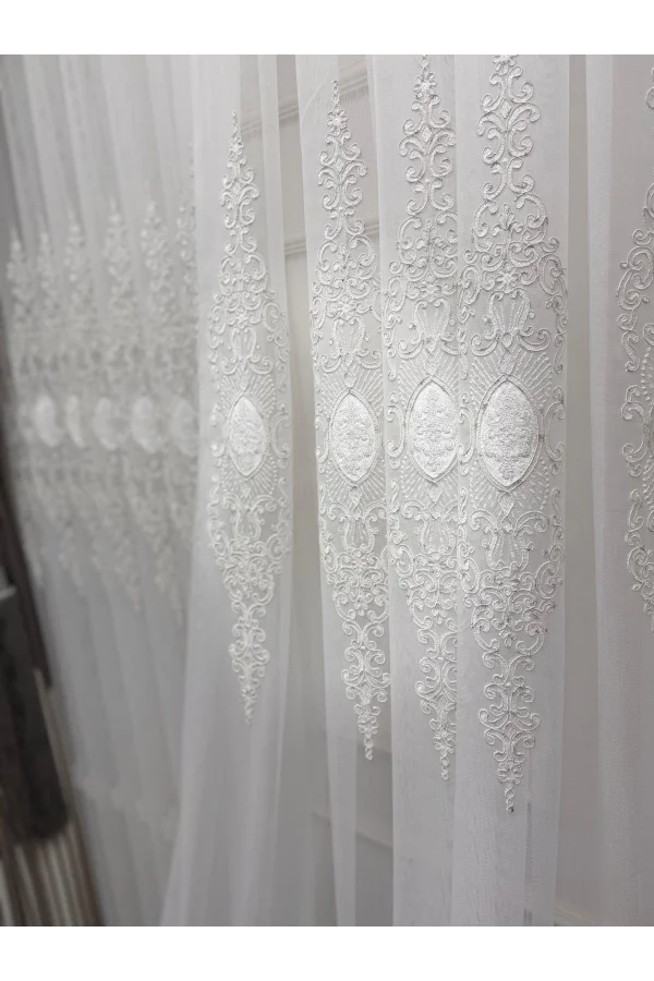 NIVEMESHOME BELYA APLİK4 PLATA 1/2,5 PILARES BAMBÚ TELA CORTINA