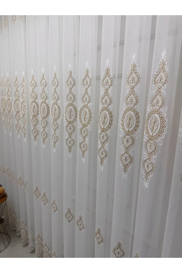 NIVEMESHOME YAREN 2024 ORO 1/2,5 TRANSLÚCIDO CORTINA APM