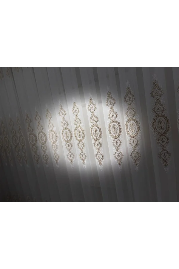 NIVEMESHOME YAREN 2024 ORO 1/2,5 TRANSLÚCIDO CORTINA APM