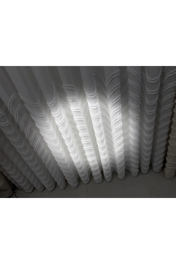 NİVEMESHOME DURU 1/3 PİLELİ TÜL PERDE APM