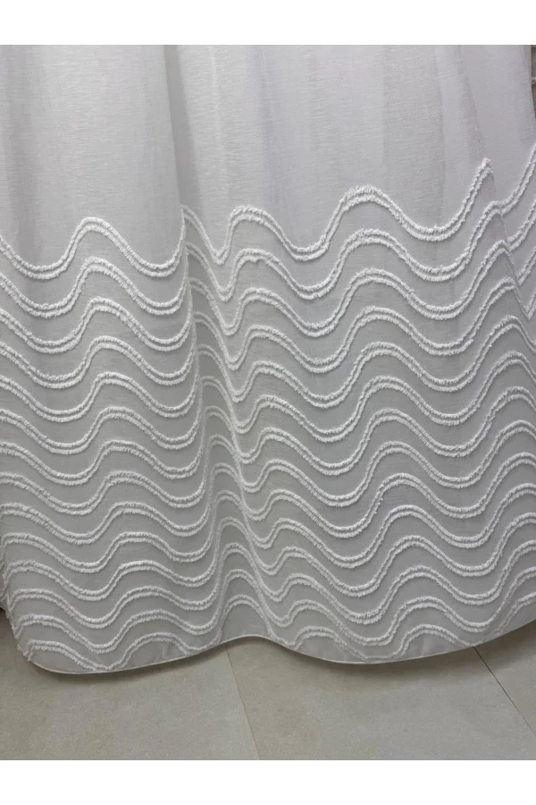 NİVEMESHOME DURU 1/3 PİLELİ TÜL PERDE APM