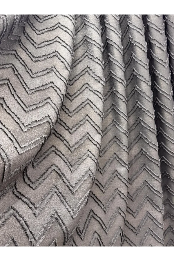 NİVEMESHOME RİTİM 3-0009 ANTHRACITE 1/3 PILE CURTAIN