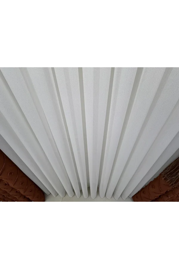 NIVEMESHOME NEW GENERATION FISH SCALE V-101 1/3 PILE TULLE CURTAIN