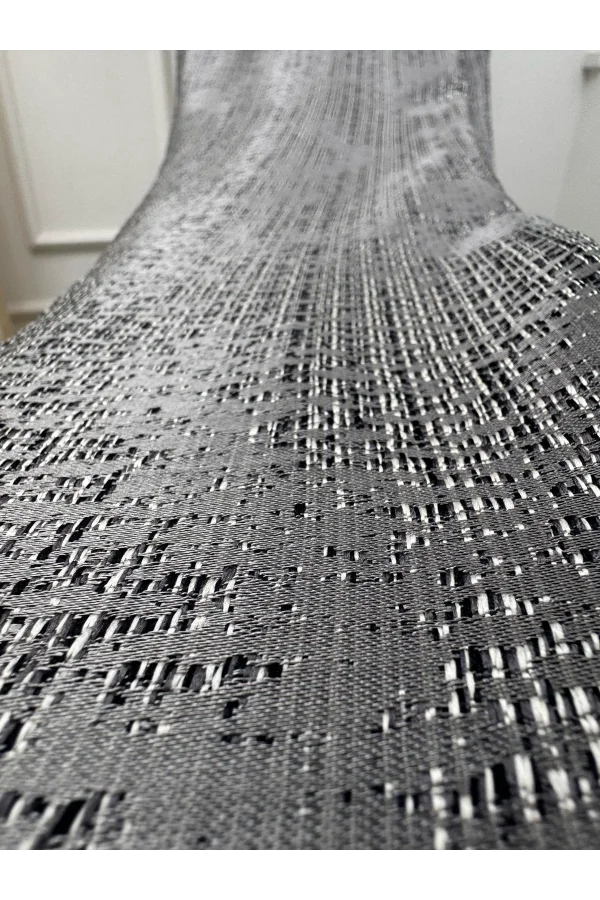 NİVEMESHOME ÇAĞLA V-5407 ARGENTO 1/3 VELATO CORTINA DA SFONDO