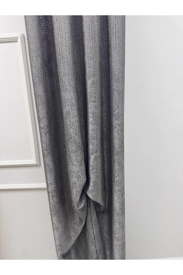 NİVEMESHOME ÇAĞLA V-5407 ARGENTO 1/3 VELATO CORTINA DA SFONDO