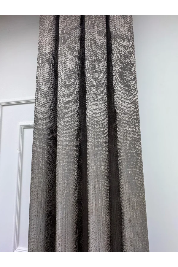 NİVEMESHOME ÇAĞLA V-5303 TOPRAK 1/3 PİLELİ FON PERDE